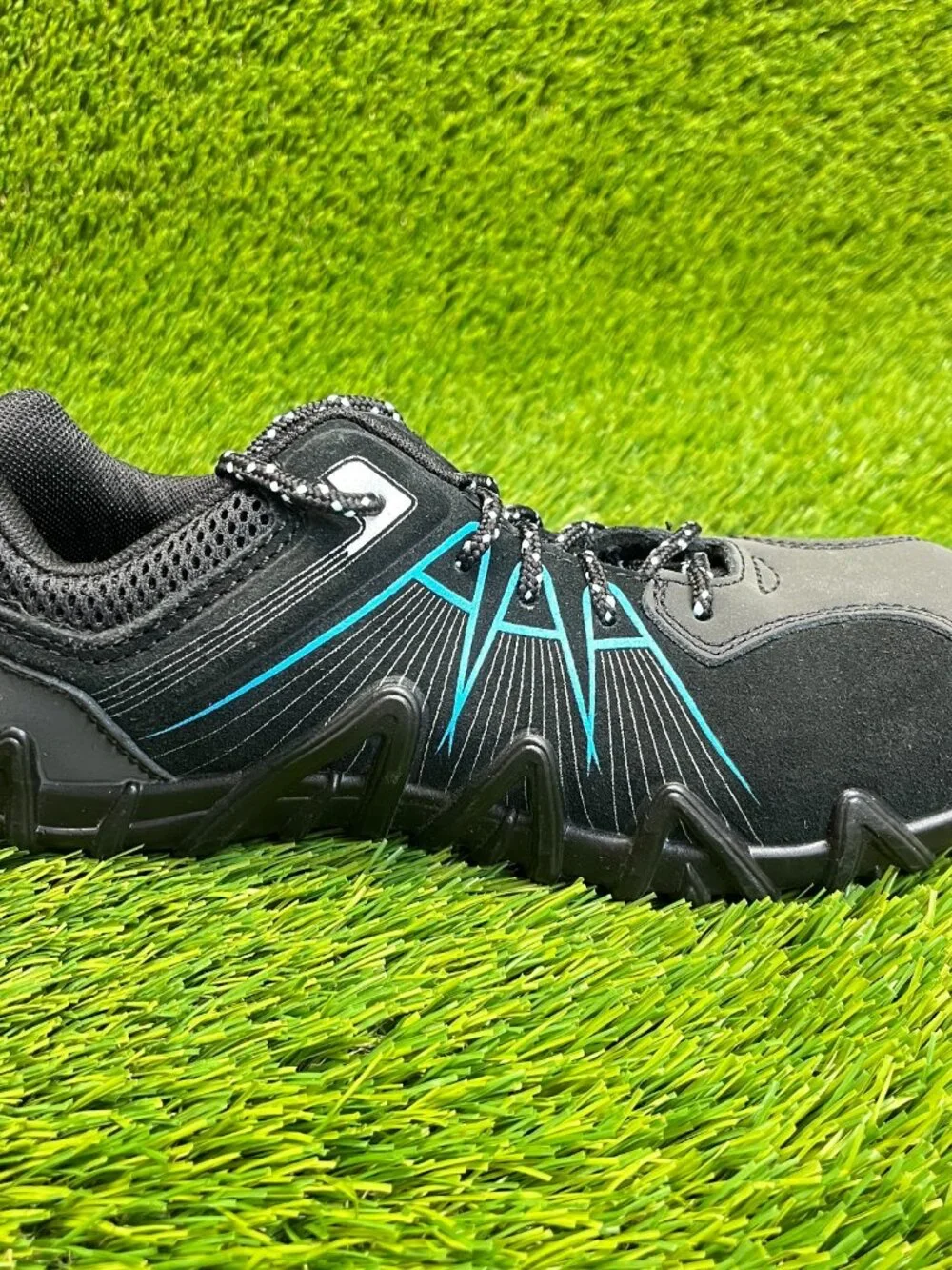 Terra‎ Spider Womens Size 7.5 Black Gray Outdoor Composite Toe Safety Work Shoes